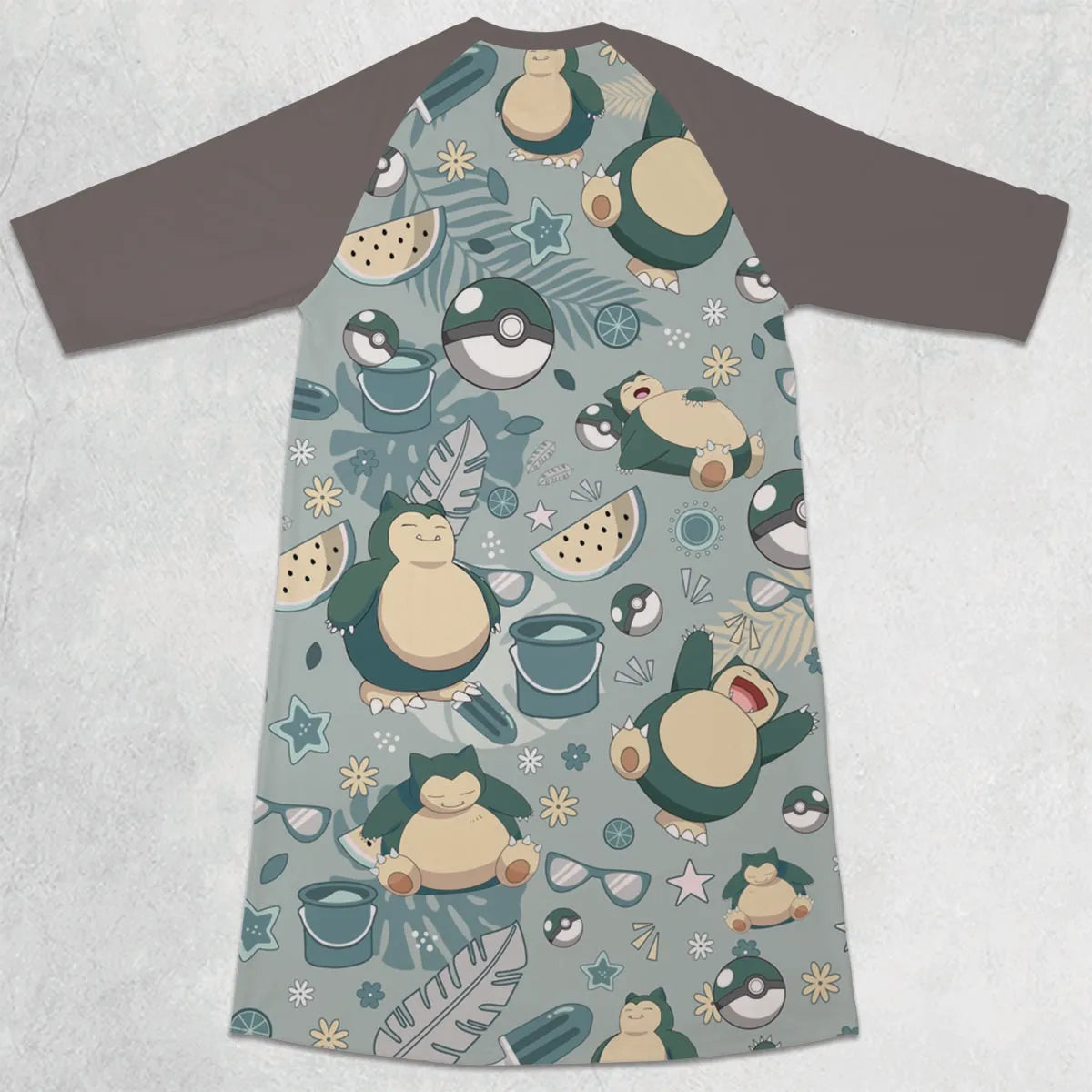 3/4 Sleeve Raglan Dress - Z8FQ3TM5