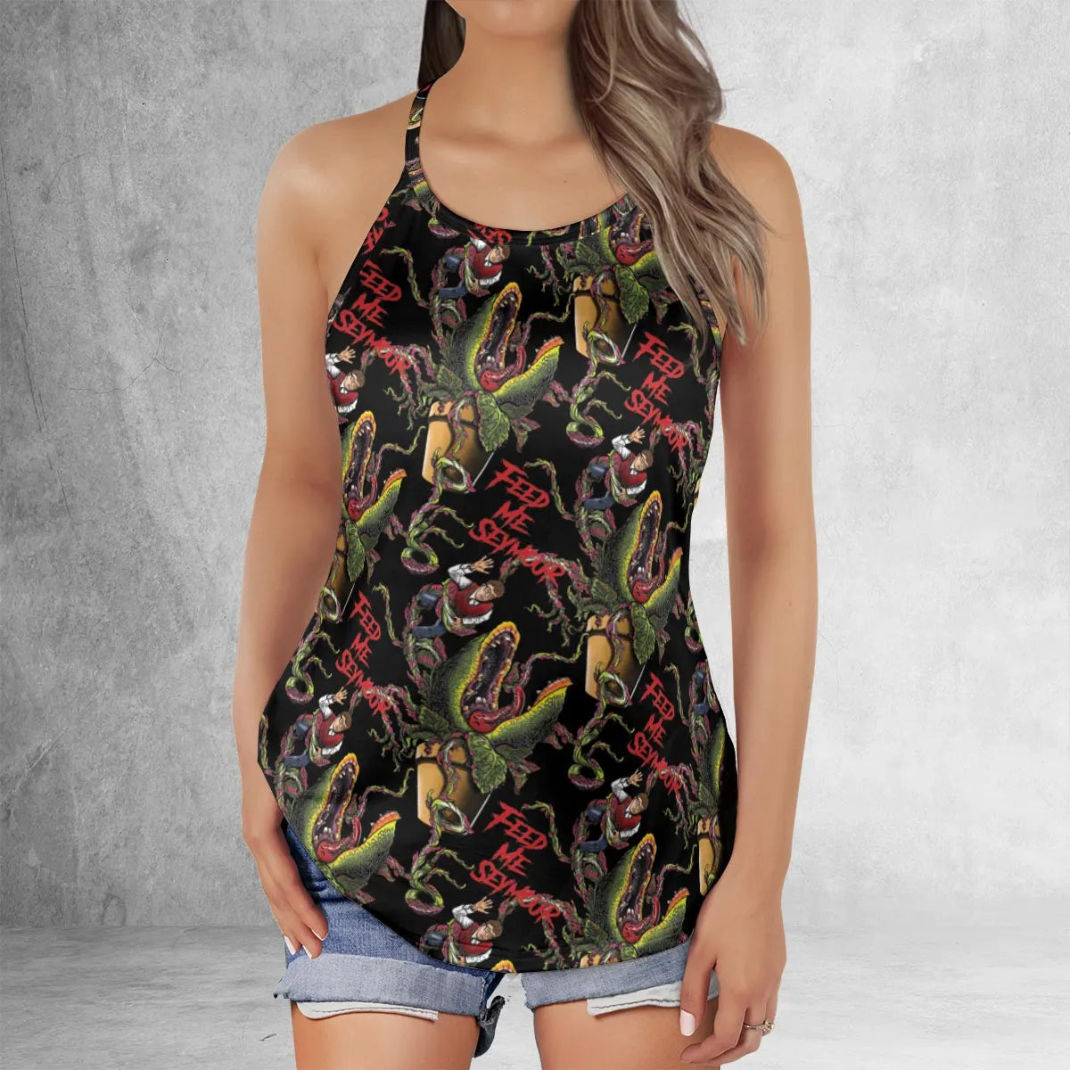 Criss Cross Tank Top - YGYS3WN2