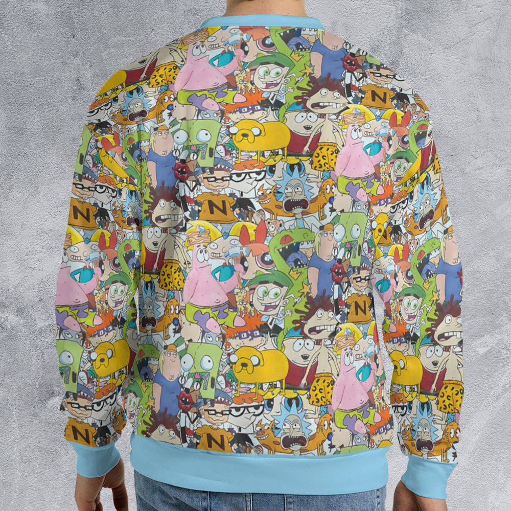 All-over Print Sweatshirt - SZC2ASBH -  - 2