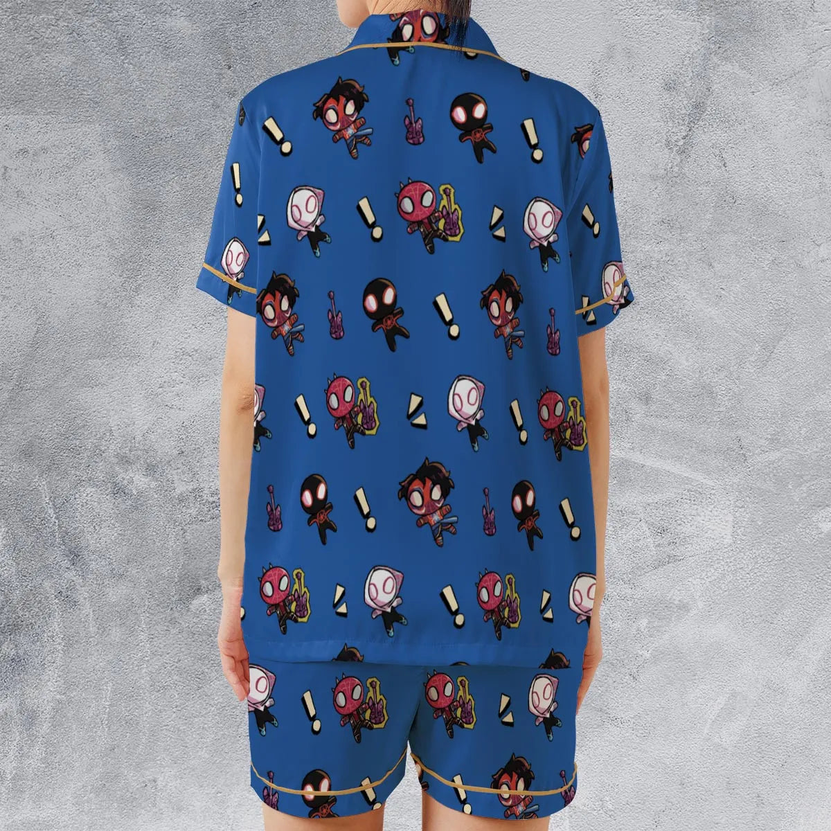 Satin Short-Sleeve Pajamas Set - 2J8GZJ7S