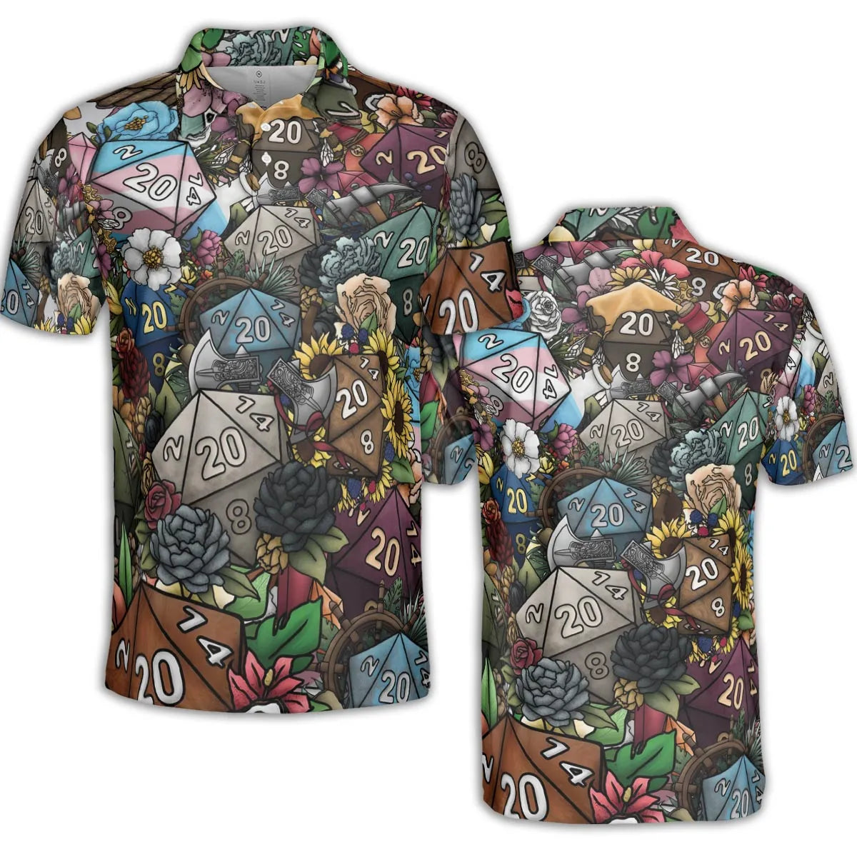 AOP Men/Women Polo Shirt - RJRVFGV4