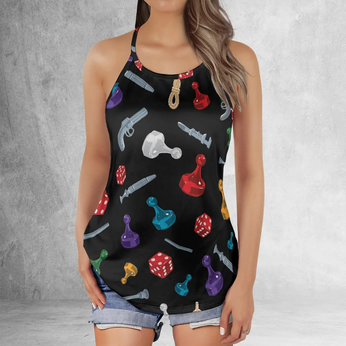 Criss Cross Tank Top - WEEXZUXL