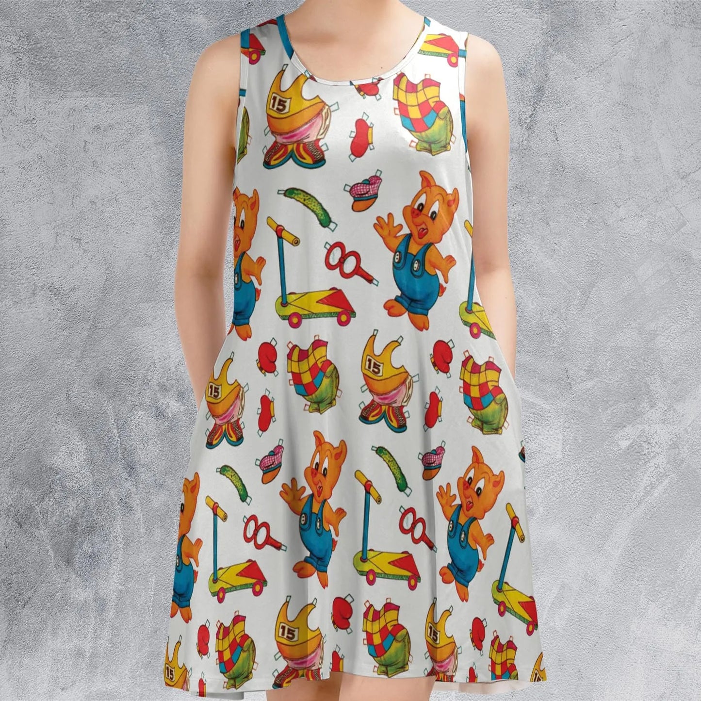 Sleeveless Dress - WJEA12YZ