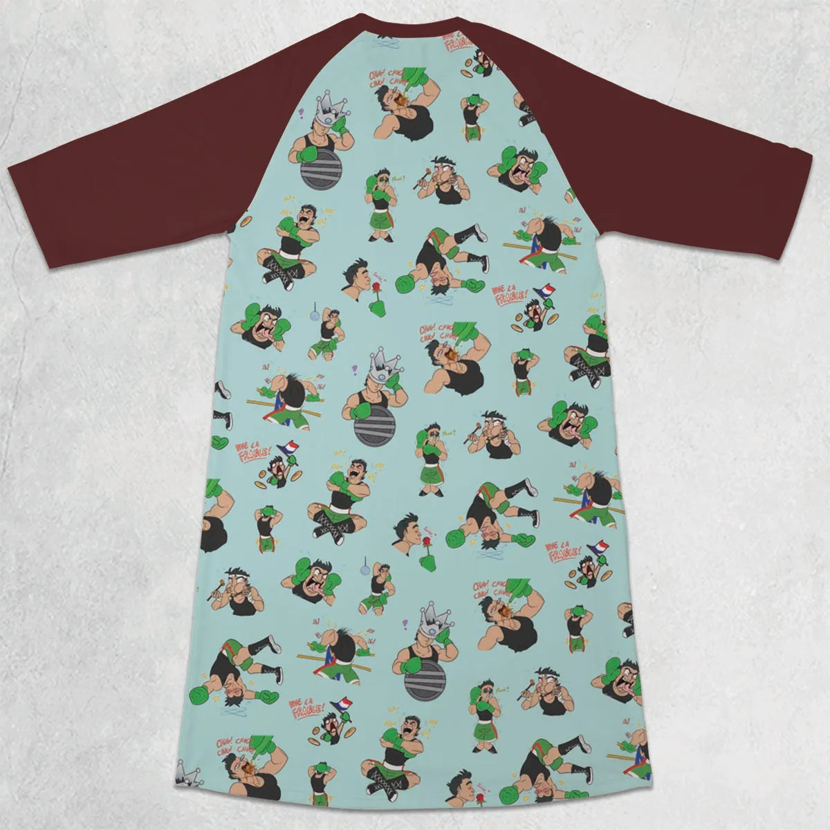 3/4 Sleeve Raglan Dress - W7PHDD42