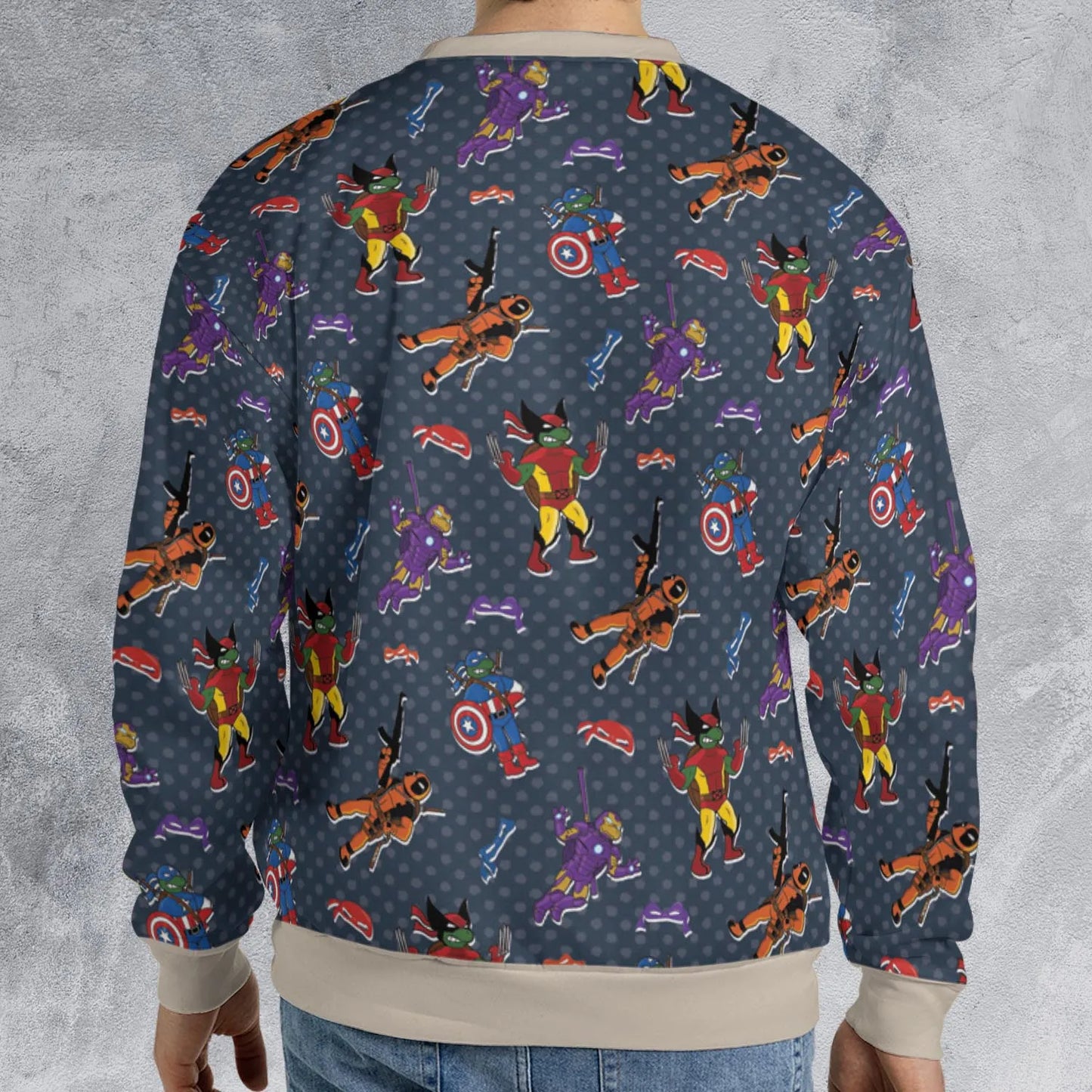 All-over Print Sweatshirt - KB6FMGUX