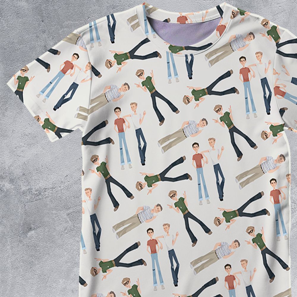 All-Over Print Unisex T-Shirt - X8FVATBH -  - 2