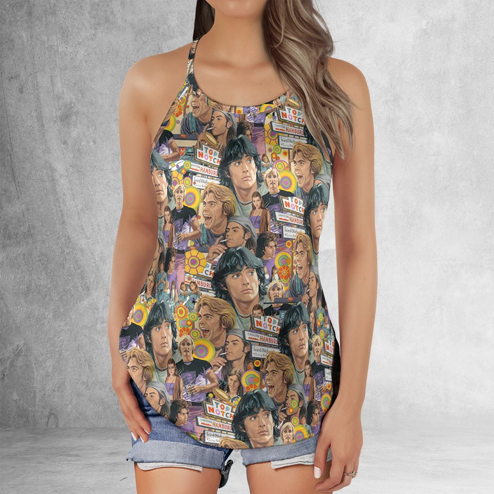Criss Cross Tank Top - BCMZ332K -  - 2