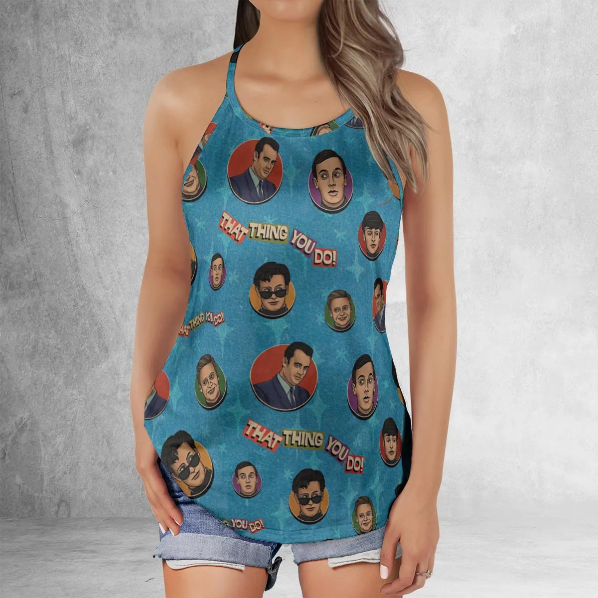 Criss Cross Tank Top - QQECZRAT