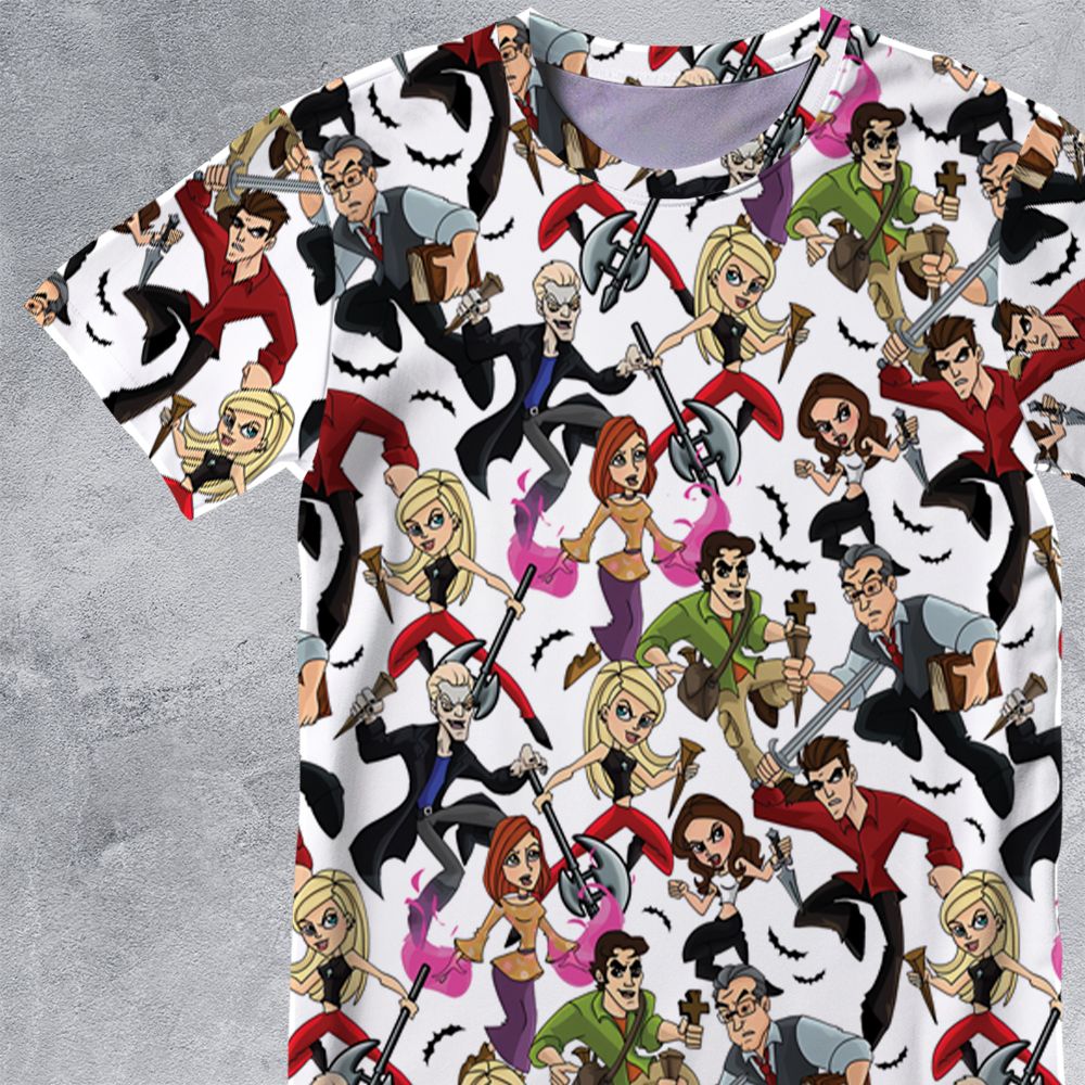 All-Over Print Unisex T-Shirt - NTTTSDQ5 -  - 2