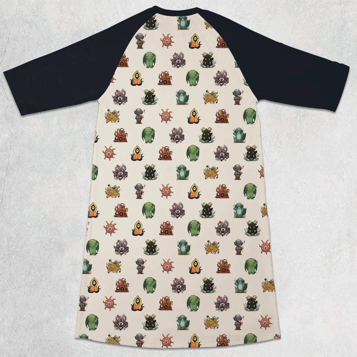3/4 Sleeve Raglan Dress - VBKYXL3E