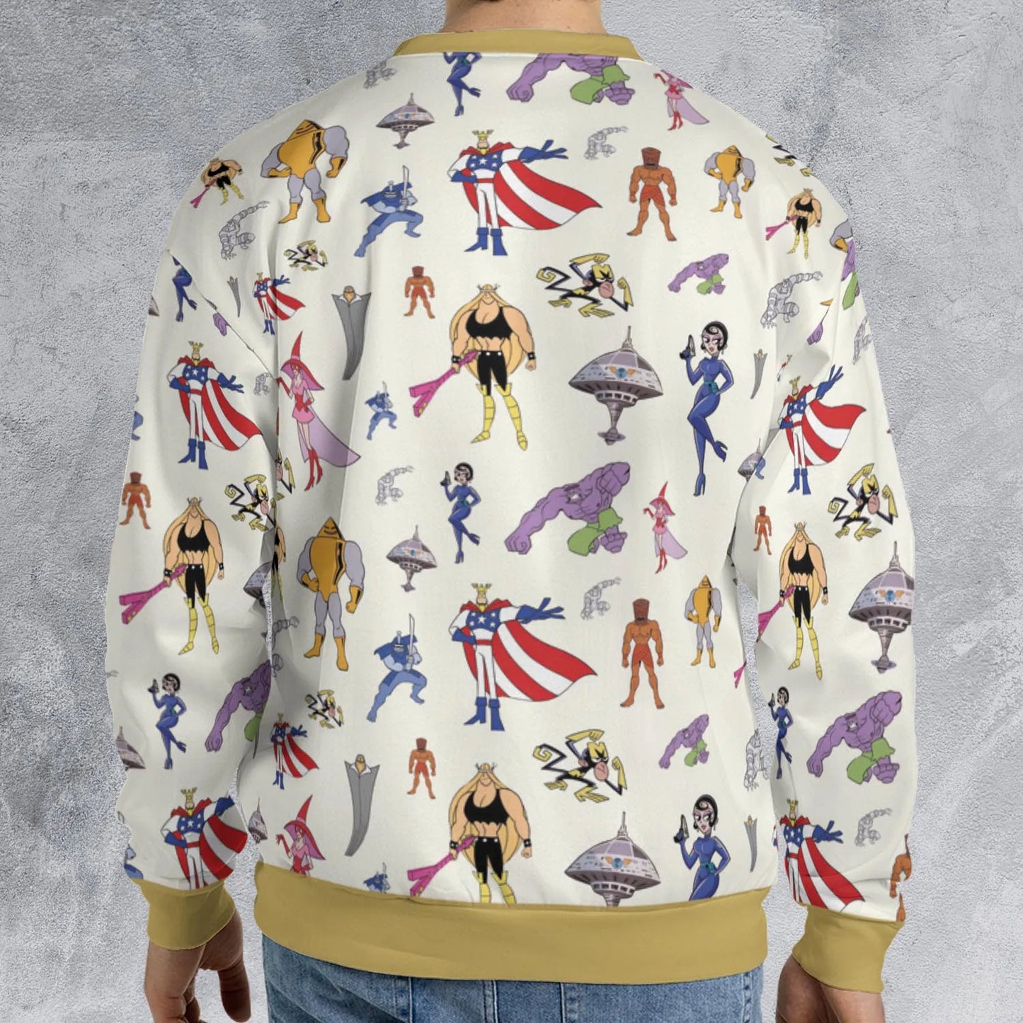All-over Print Sweatshirt - CJPFXLDK