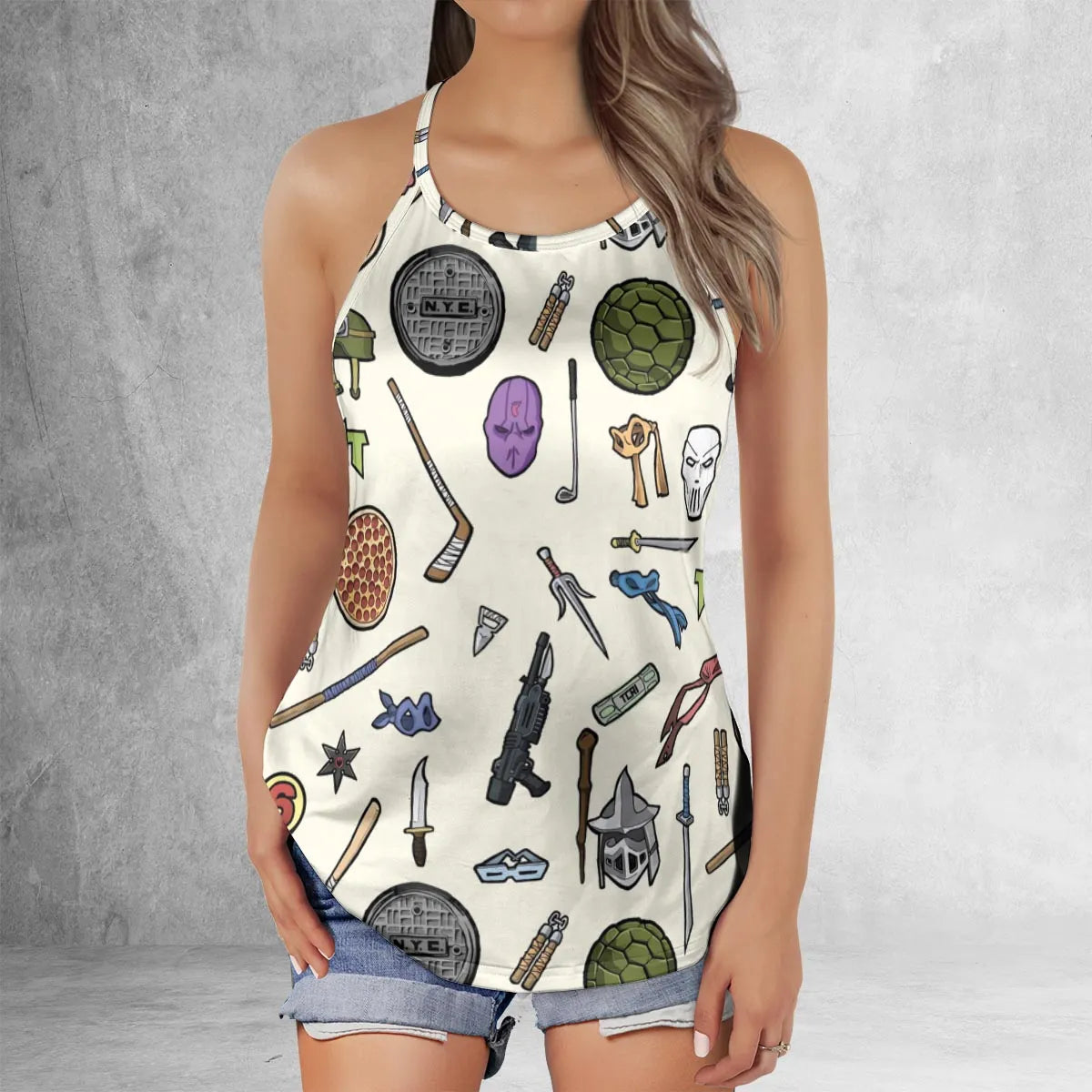 Criss Cross Tank Top - J3WNG15G
