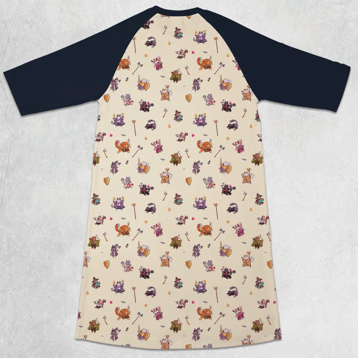 3/4 Sleeve Raglan Dress - 3GSWC73E