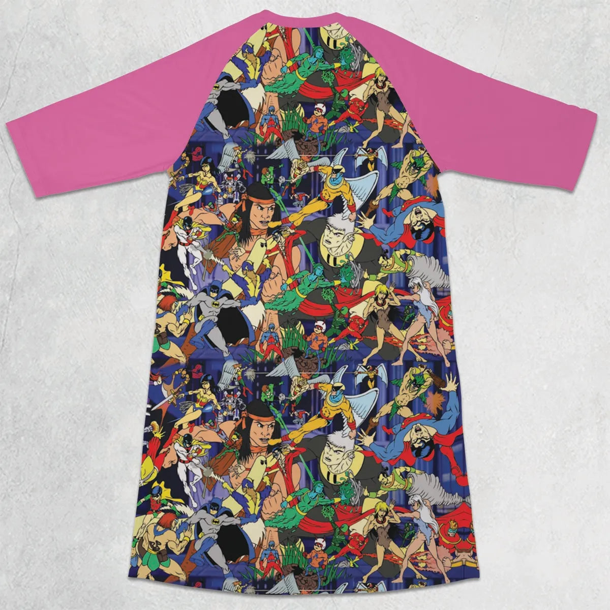 3/4 Sleeve Raglan Dress - ZX86QF62