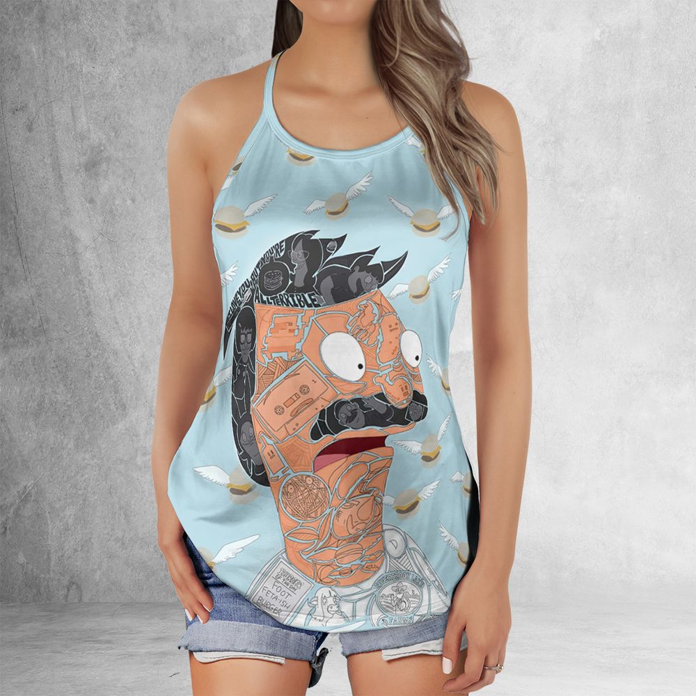 Criss Cross Tank Top - QMKTEJXN -  - 2