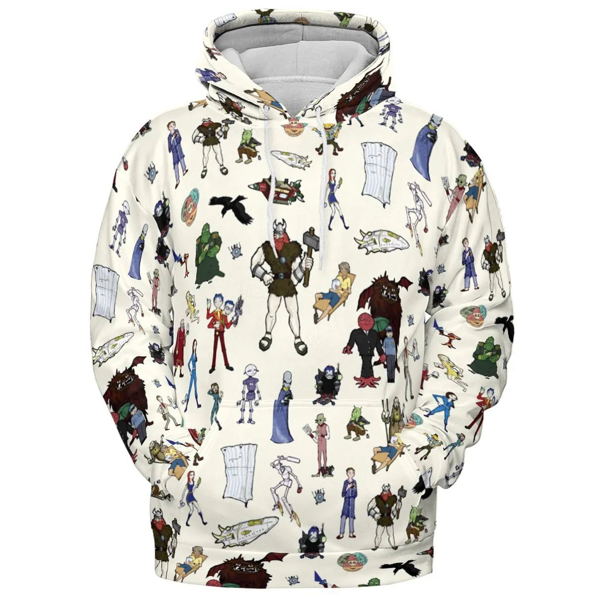 All-over Print Hoodie - NX5Q1NUV