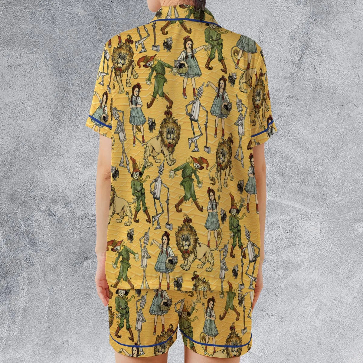 Satin Short-Sleeve Pajamas Set - 4VLDH7XM