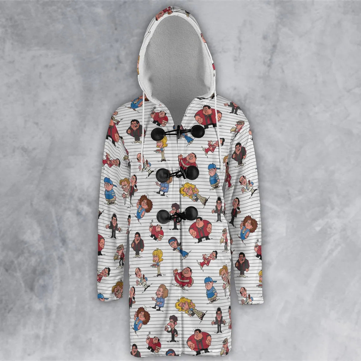 Hooded Cloak Coat - D1C9GL8F