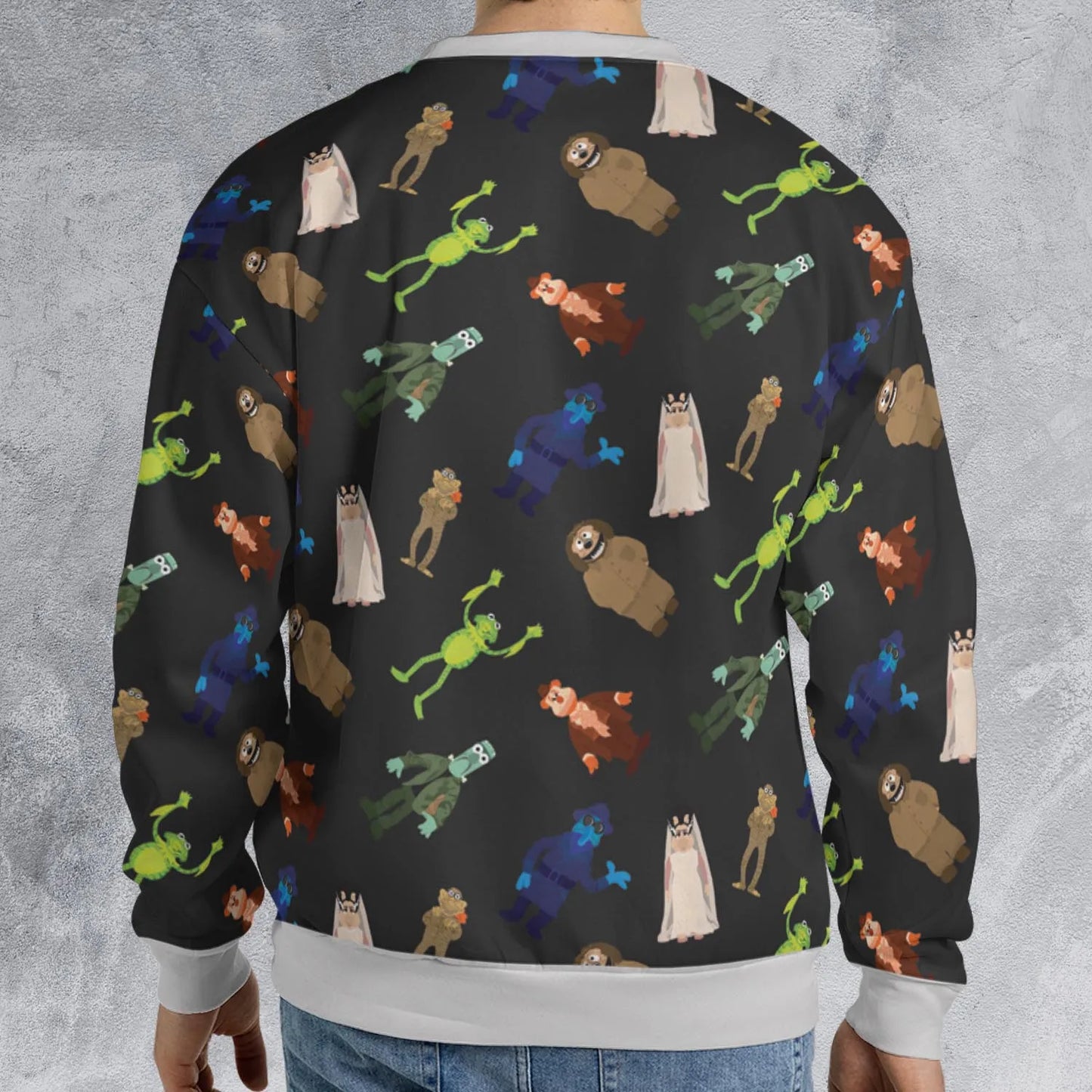 All-over Print Sweatshirt - 7HUNMD5R
