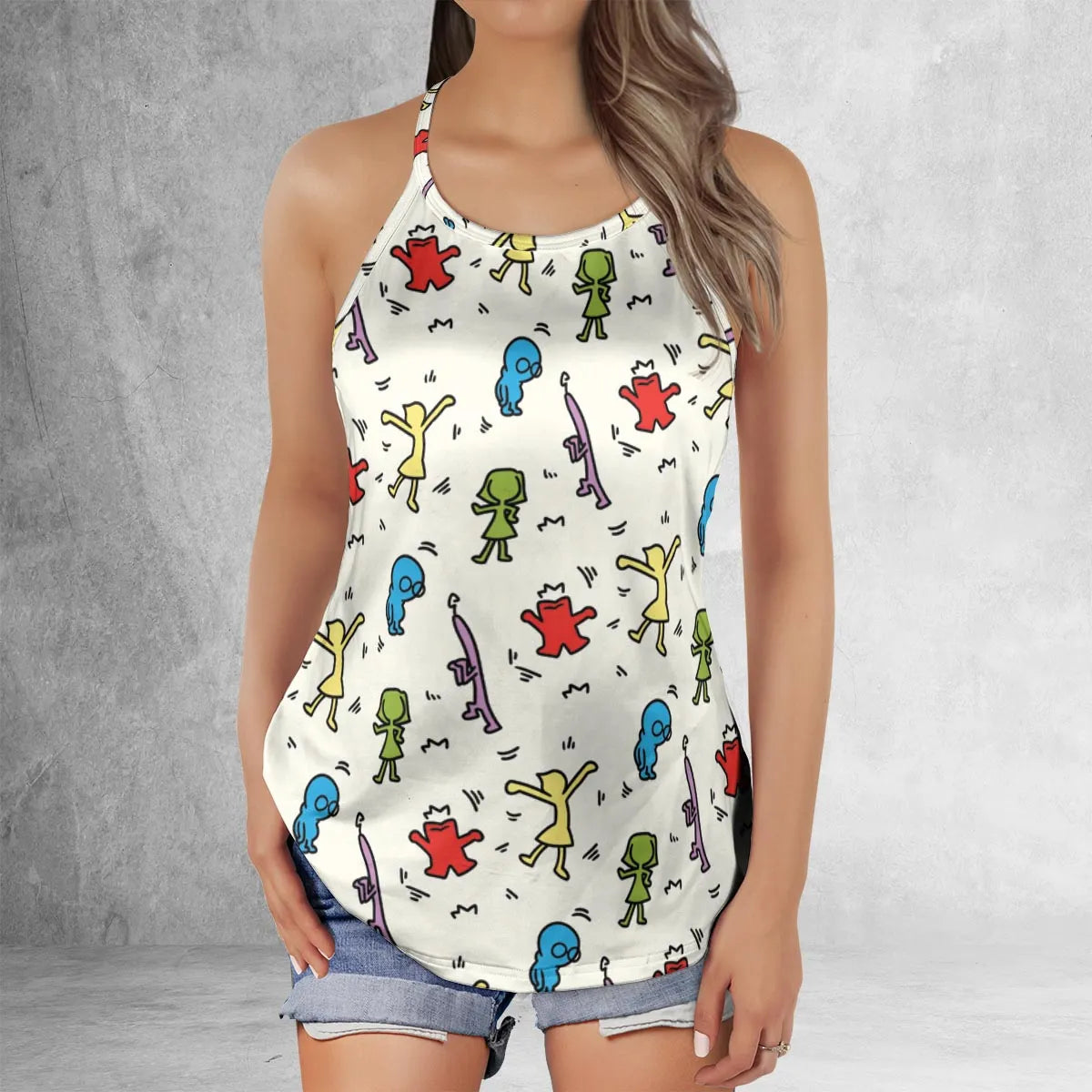 Criss Cross Tank Top - A554UU7U