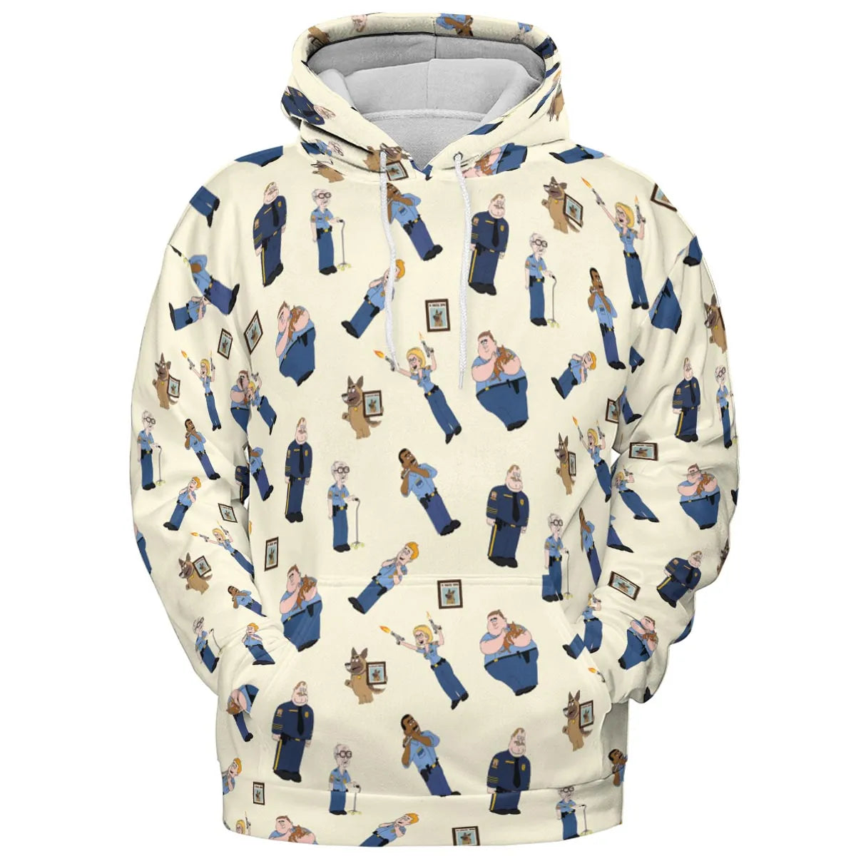 All-over Print Hoodie - F6W47BHG