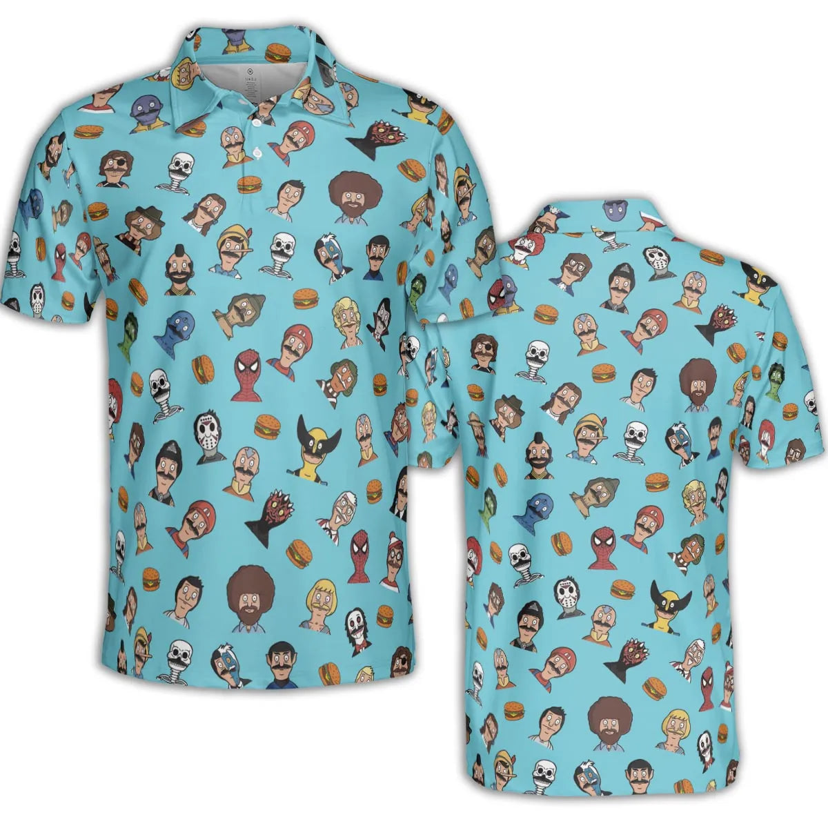 AOP Men/Women Polo Shirt - AMSANZNQ