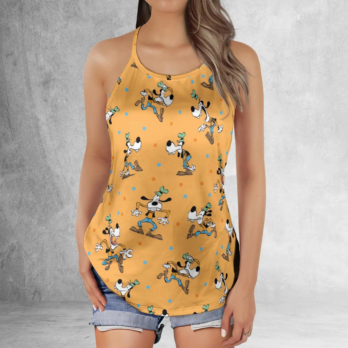 Criss Cross Tank Top - 3BACBTMD