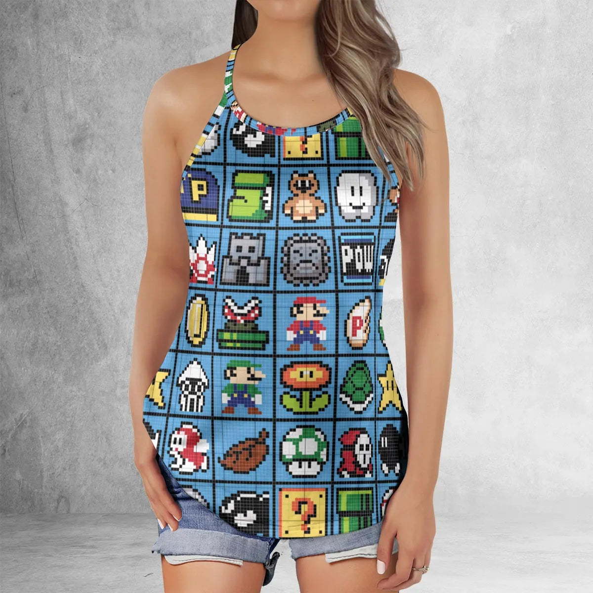 Criss Cross Tank Top - 3R9KA5DA