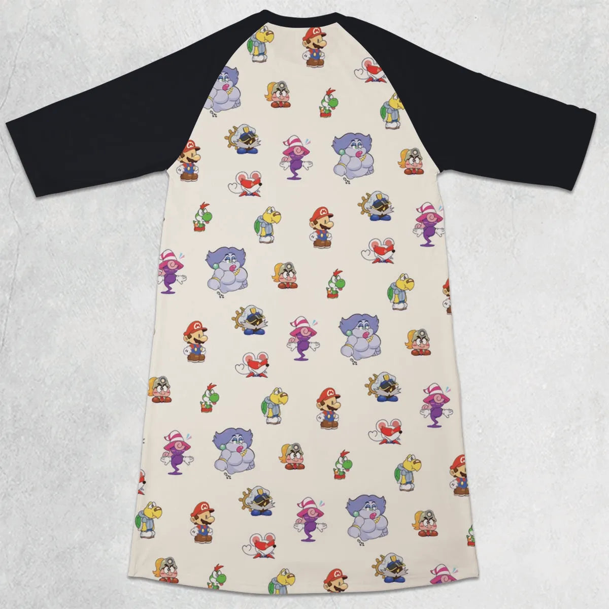 3/4 Sleeve Raglan Dress - LASHU2H1