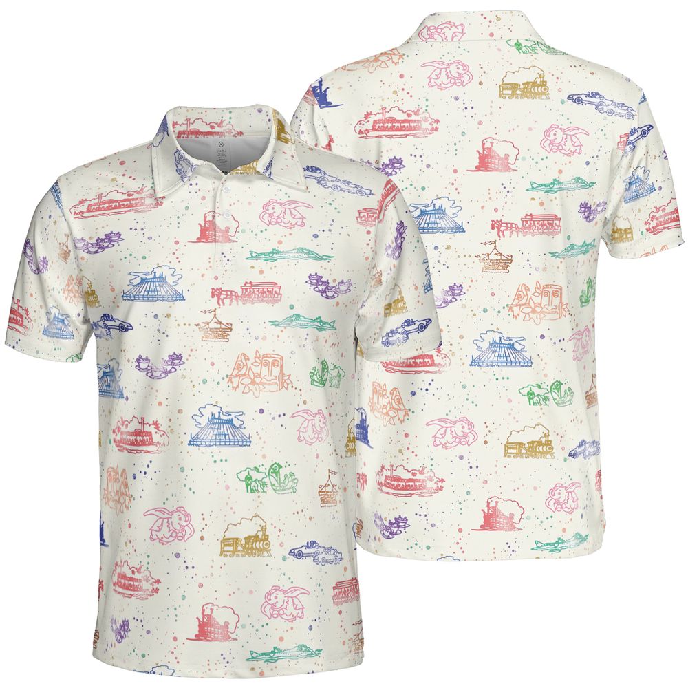 AOP Men/Women Polo Shirt - 6YP4D2QT -  - 2