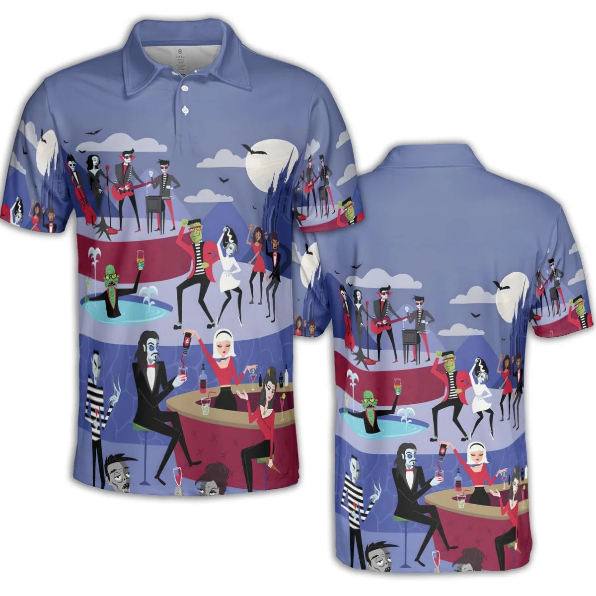 AOP Men/Women Polo Shirt - LZ9QNH37