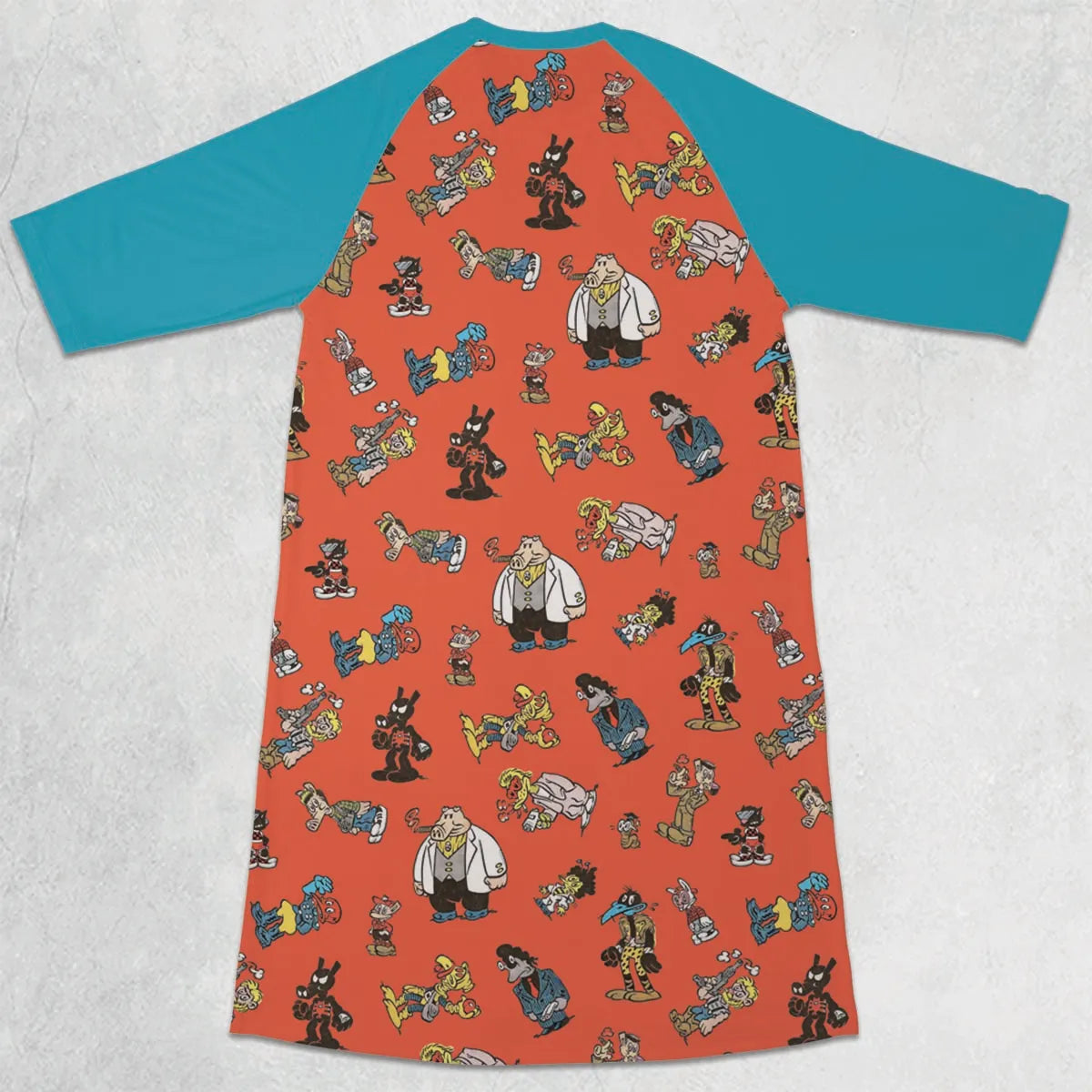 3/4 Sleeve Raglan Dress - UH7E6WZW