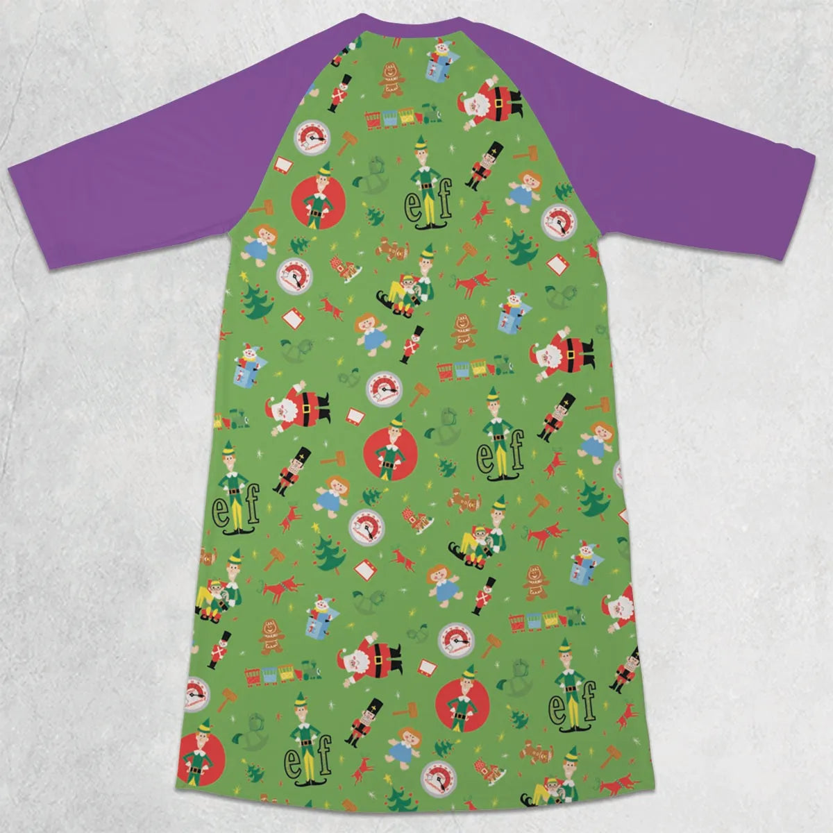 3/4 Sleeve Raglan Dress - SN9T1WNY