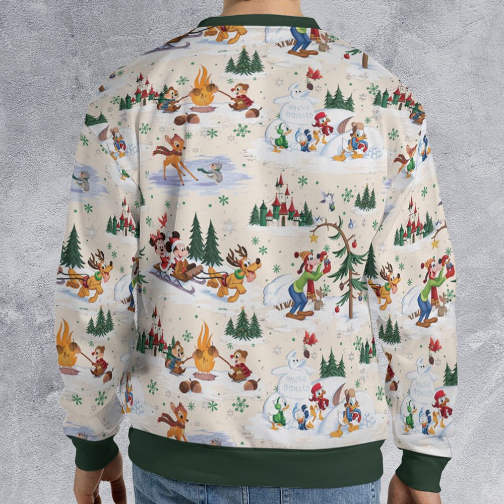 All-over Print Sweatshirt - AB6H9J8D -  - 2