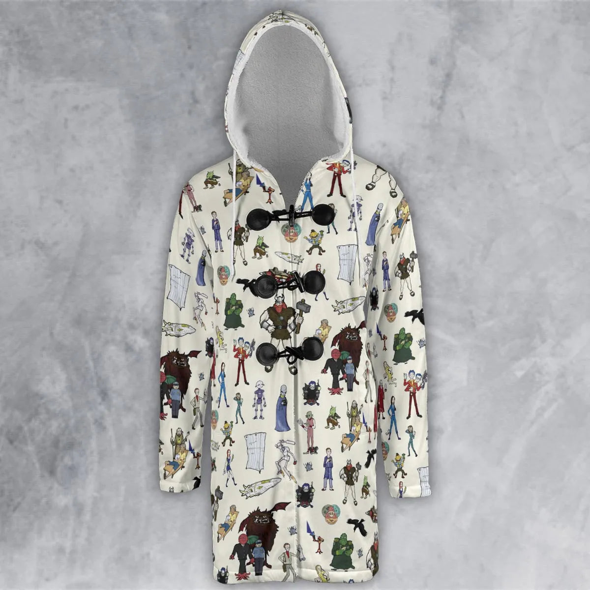 Hooded Cloak Coat - 6MNUKDEE