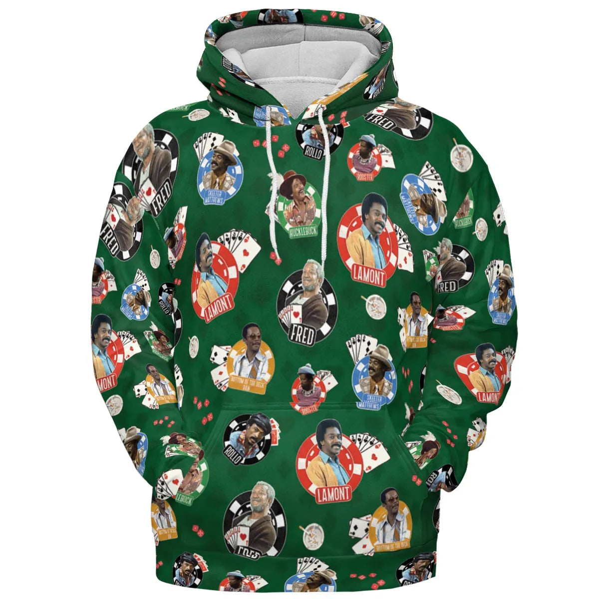 All-over Print Hoodie - J1DS5QUF