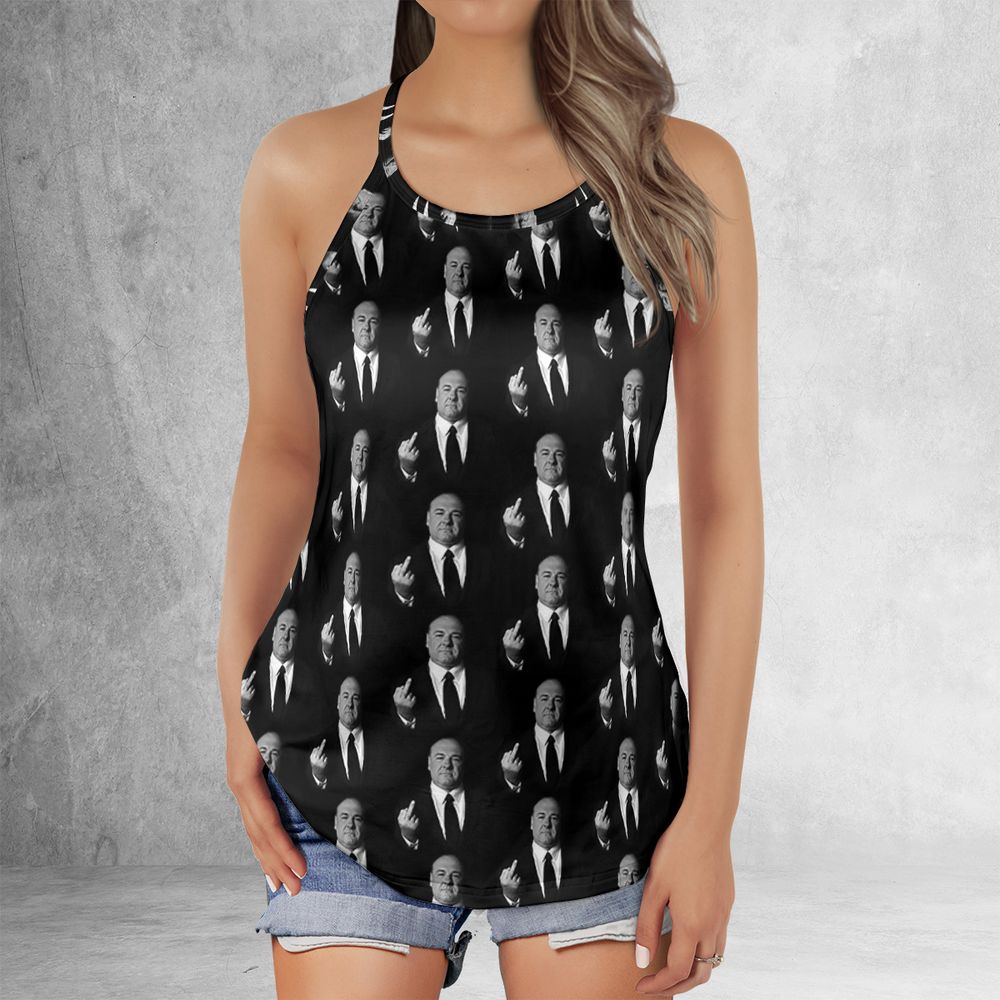 Criss Cross Tank Top - QV7595LE -  - 2