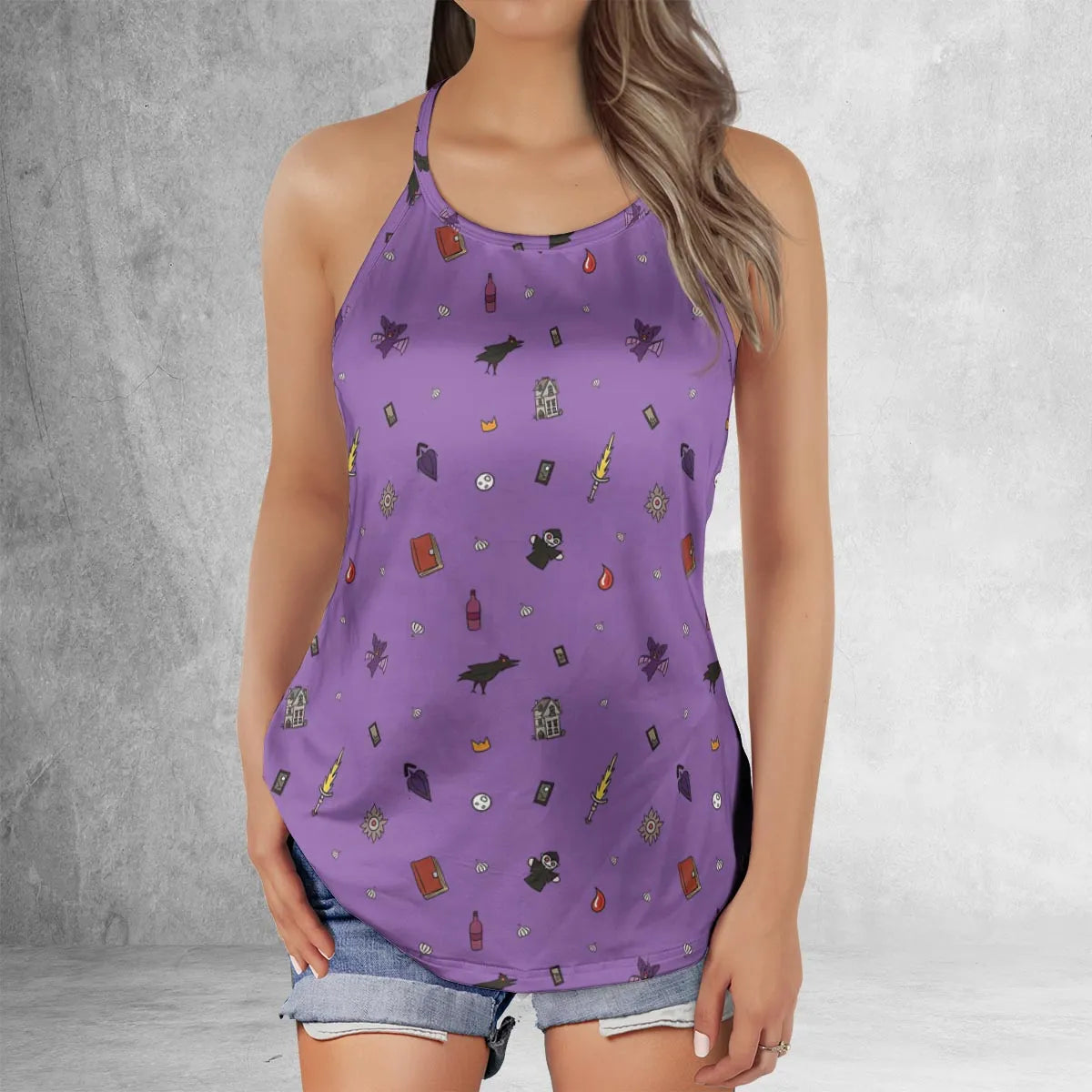Criss Cross Tank Top - NUMKQH3V