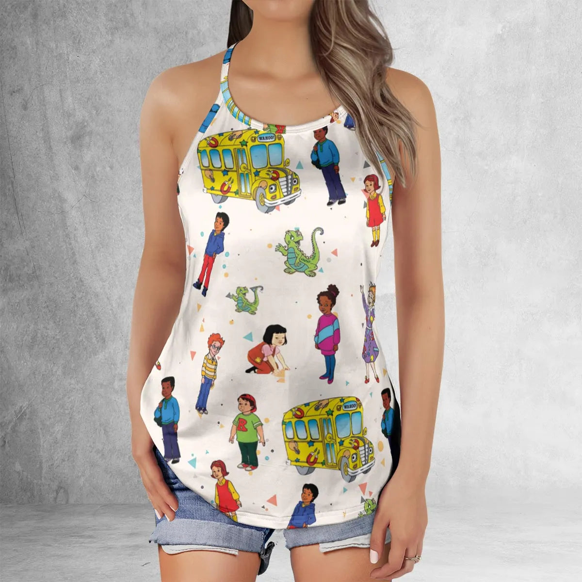 Criss Cross Tank Top - D6ZJ8PYS