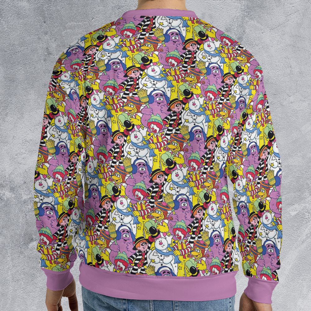 All-over Print Sweatshirt - S7QB5SX7 -  - 2