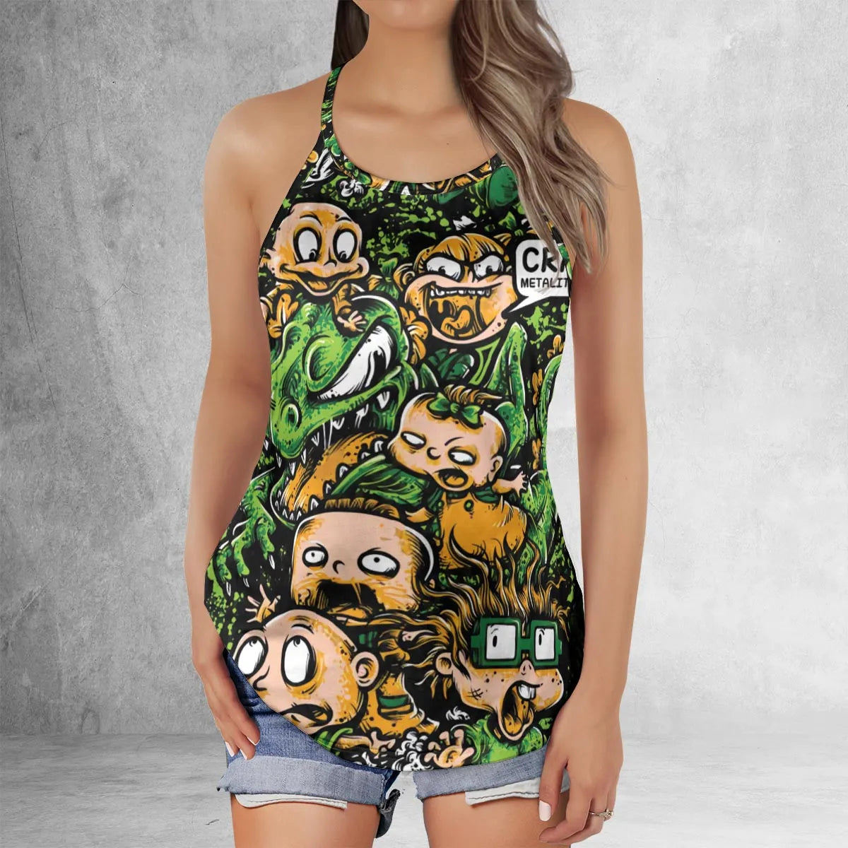 Criss Cross Tank Top - 255J5PRK