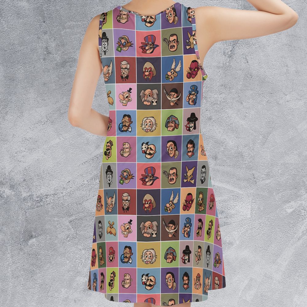Sleeveless Dress - BAF77KPR -  - 2