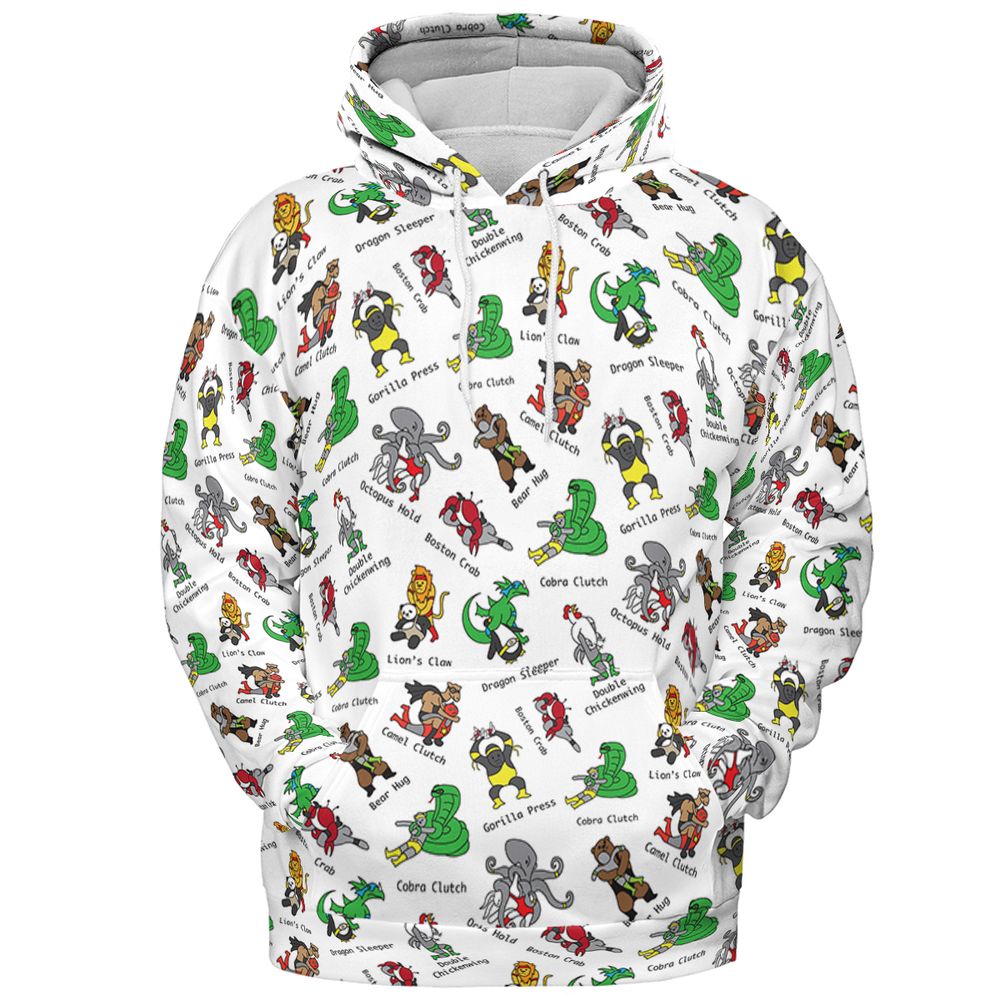 All-over Print Hoodie - NFUMU8AE -  - 2
