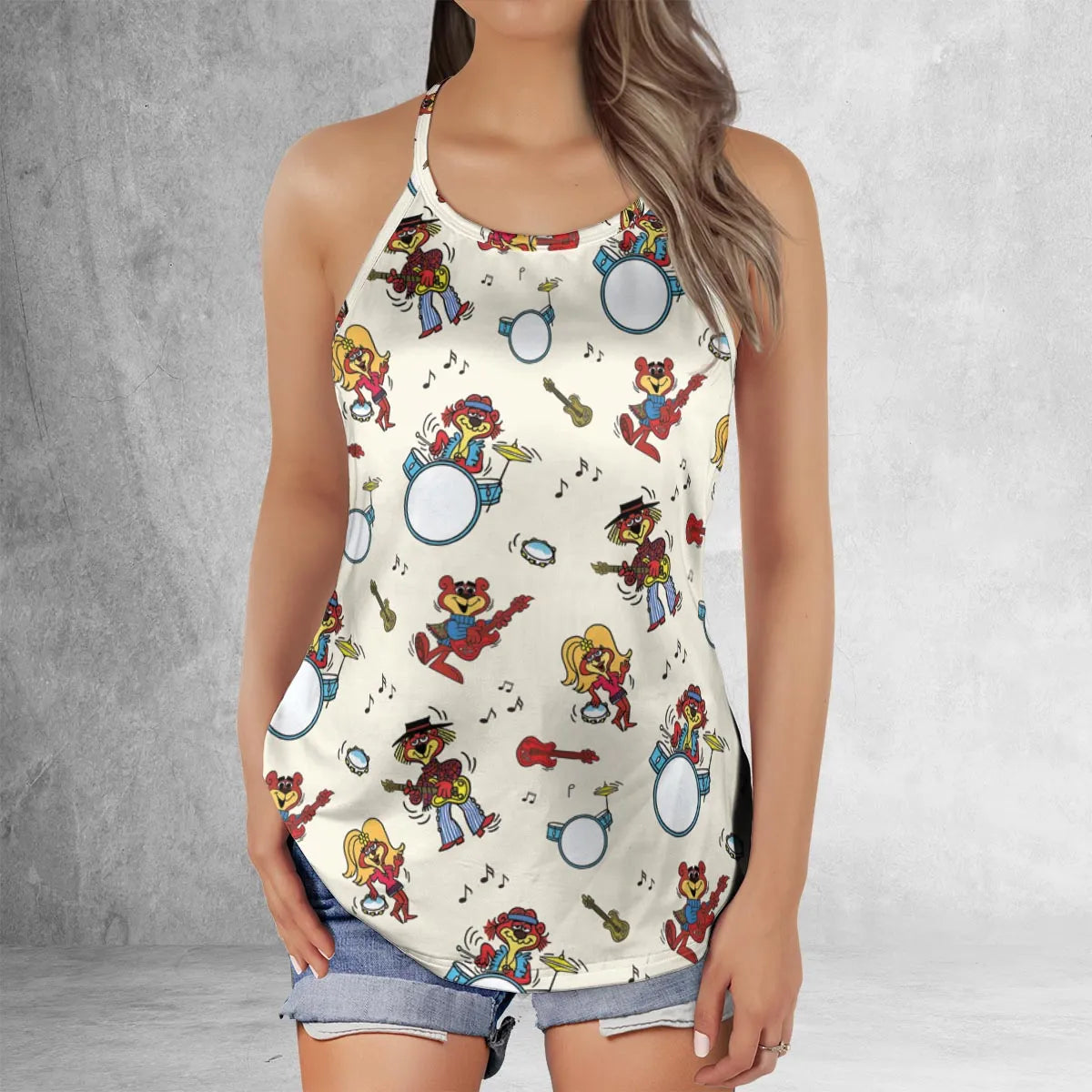 Criss Cross Tank Top - EM5WARZS