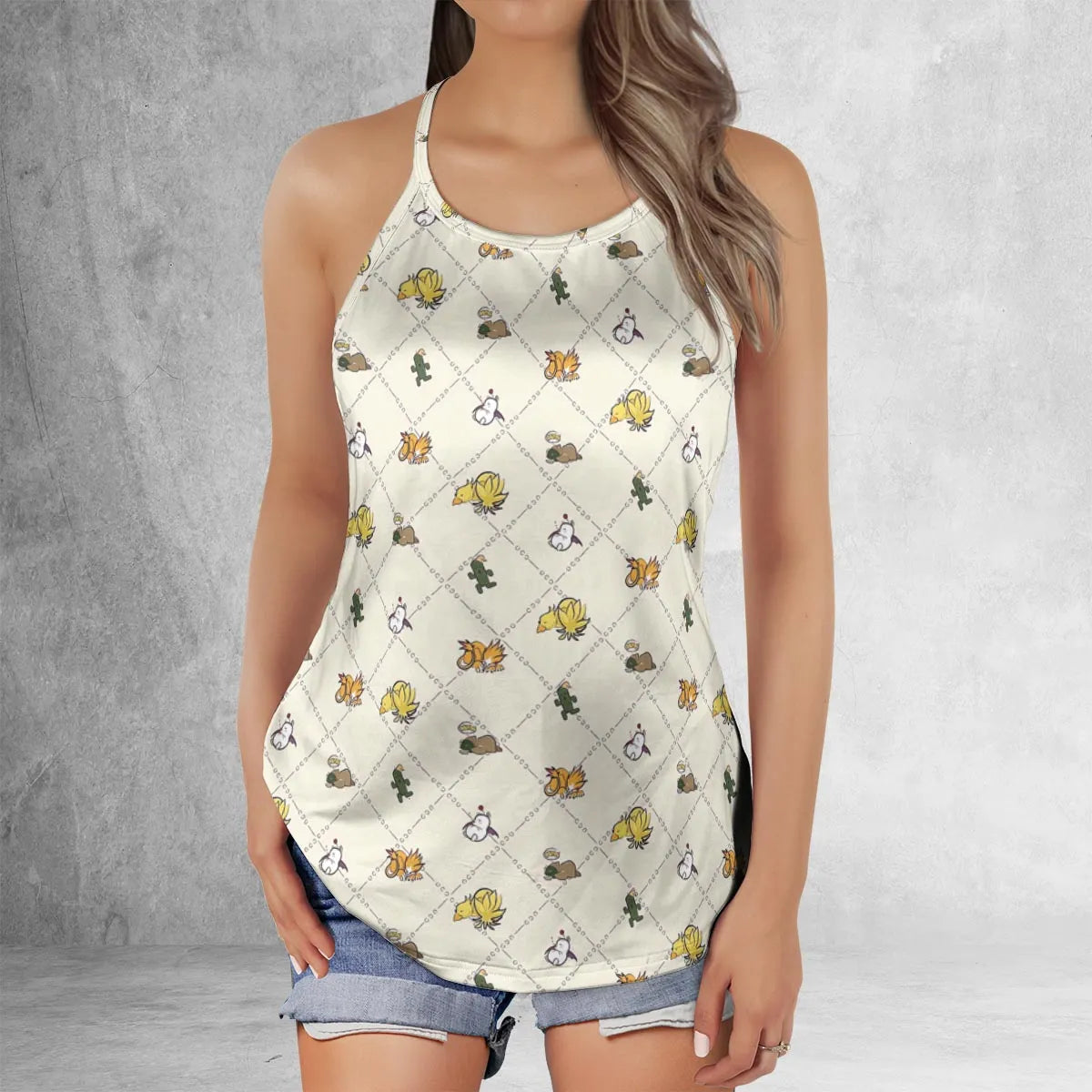 Criss Cross Tank Top - TCMVA8J2