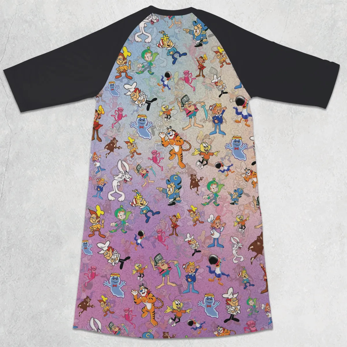 3/4 Sleeve Raglan Dress - QW548BLP