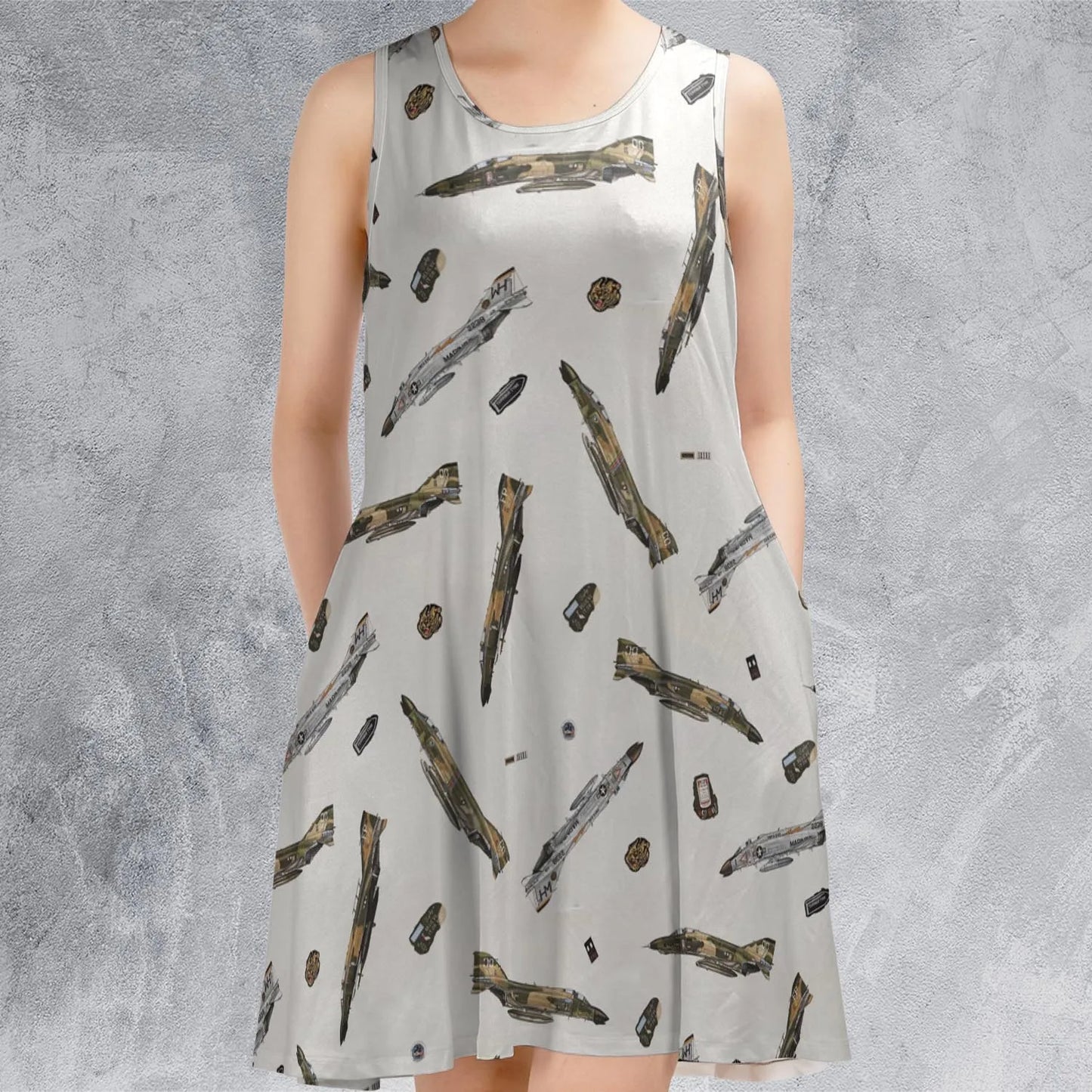 Sleeveless Dress - 3863YDWB