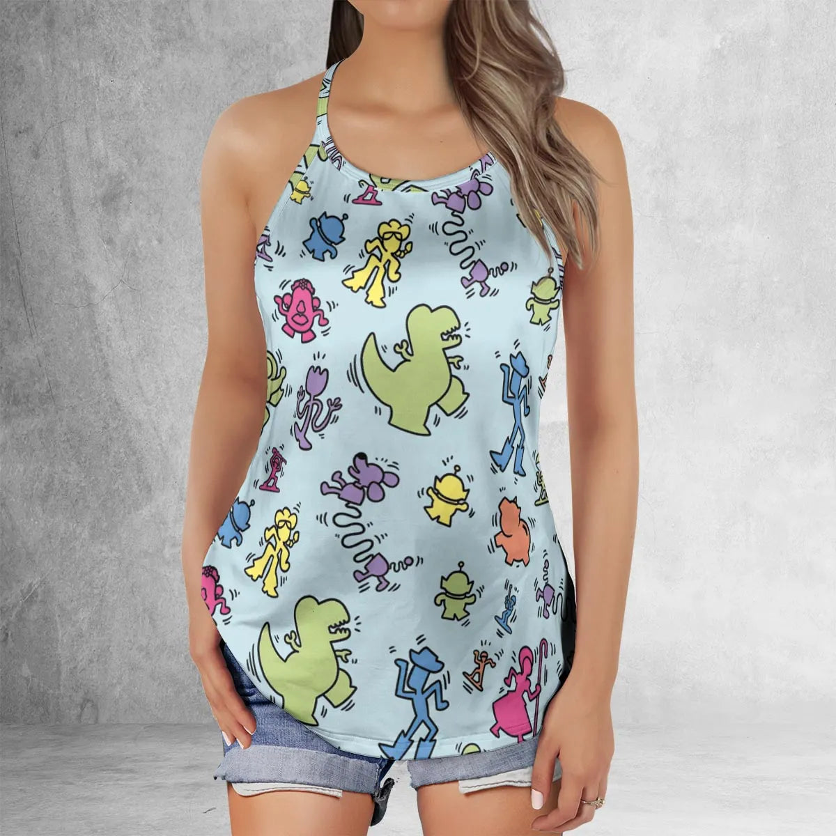 Criss Cross Tank Top - E3A2TAPZ