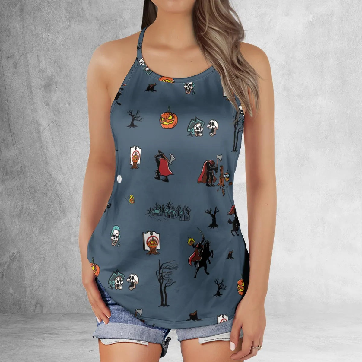 Criss Cross Tank Top - UVKCL4ME