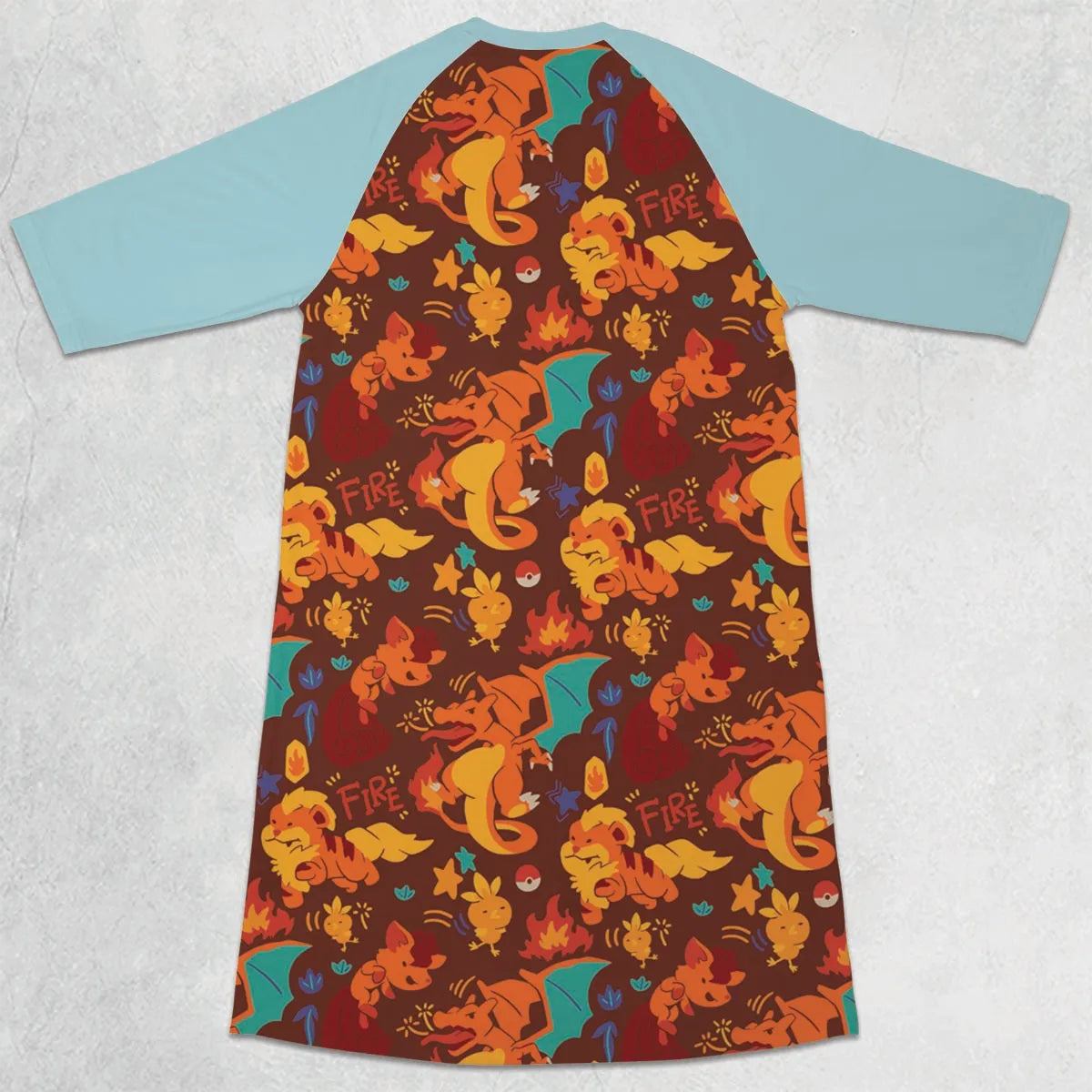 3/4 Sleeve Raglan Dress - G3BJSQRK